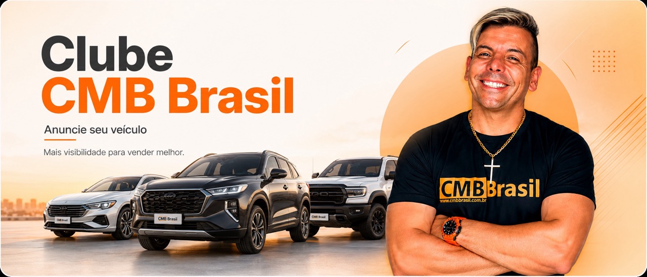 Paulo Freitas com veículos do Clube CMB Brasil