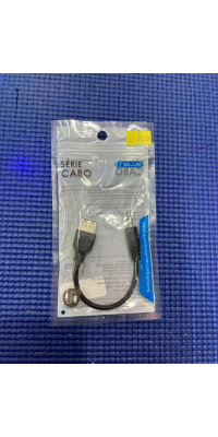 Cabo Adaptador USB Fêmea 3,5m X P3 Entrada Auxiliar P2