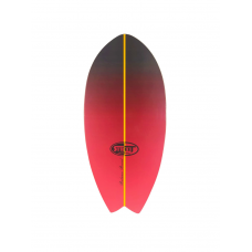 Prancha De Equilíbrio Balanceboard - Degrade Red/Black