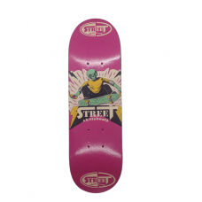Mini Shape Skate para Decoração Estampa Caveira Rosa