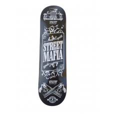 Shape de Skate Profissional Marfim Mafia Black
