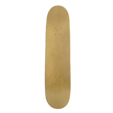 Shape de Skate Profissional Marfim - Natural Liso